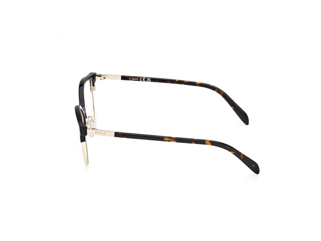 Lunettes de vue emilio pucci ep5259 001 negro round femenino taille 55mm - Vue détaillée