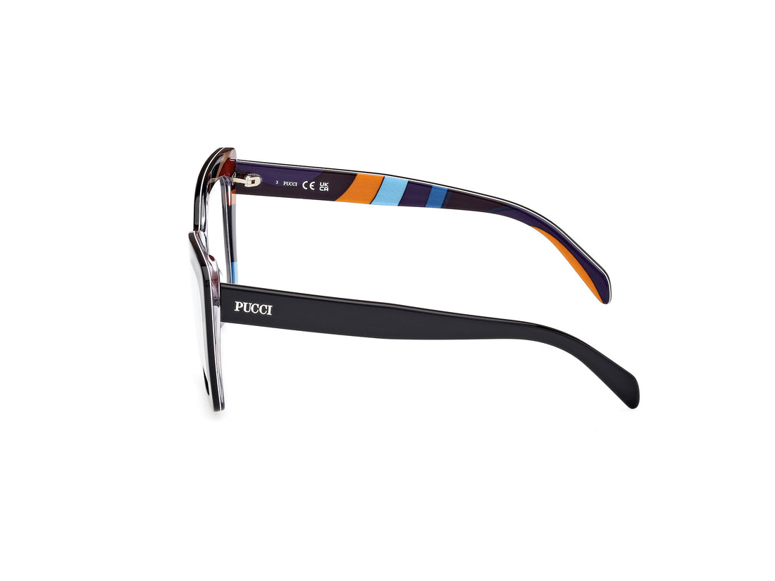 Lunettes de vue emilio pucci ep5260 005 negro butterfly femenino taille 56mm - Vue détaillée