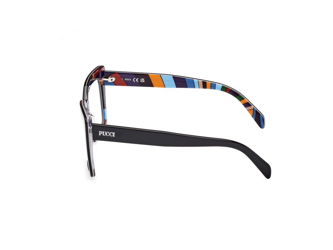 Lunettes de vue emilio pucci ep5261 005 negro square femenino taille 54mm - Vue détaillée