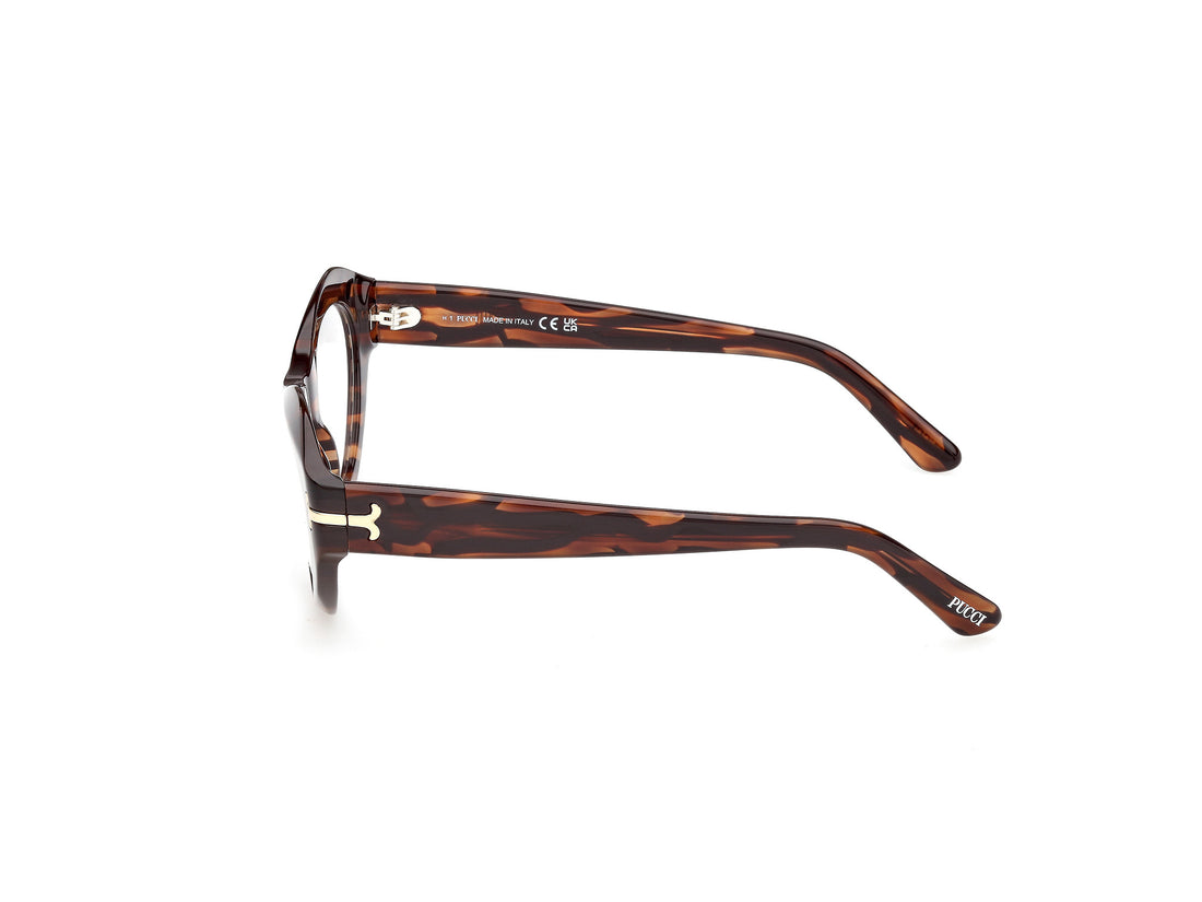 Lunettes de vue emilio pucci ep5269 056 havana cat eye femenino taille 54mm - Vue détaillée