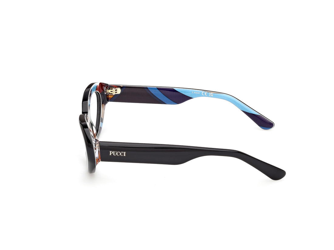 Lunettes de vue emilio pucci ep5271 005 negro cat eye femenino taille 52mm - Vue détaillée