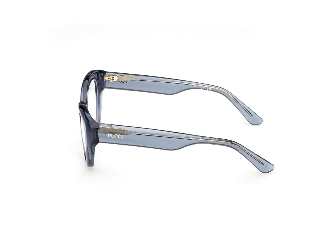 Lunettes de vue emilio pucci ep5272 090 azul cat eye femenino taille 52mm - Vue détaillée