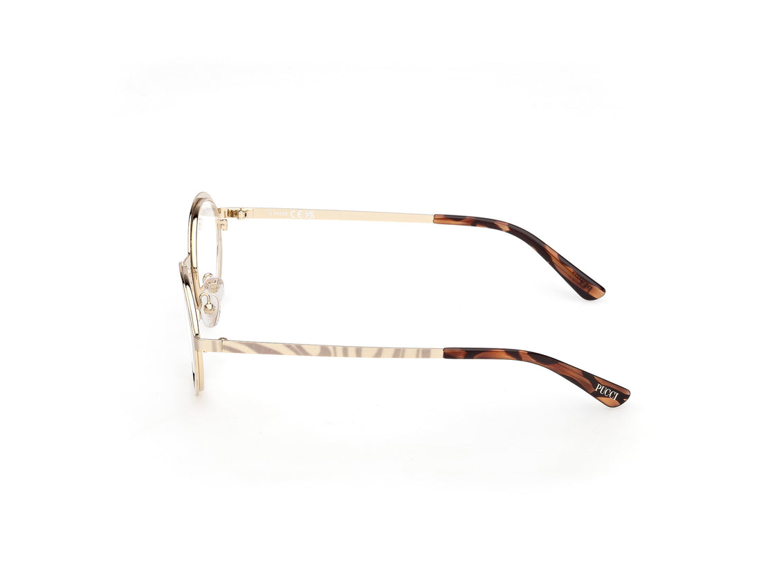 Lunettes de vue emilio pucci ep5277 032 dorado oval femenino taille 53mm - Vue détaillée