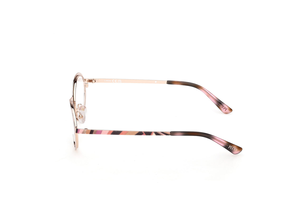 Lunettes de vue emilio pucci ep5277 099 estampado oval femenino taille 53mm - Vue détaillée