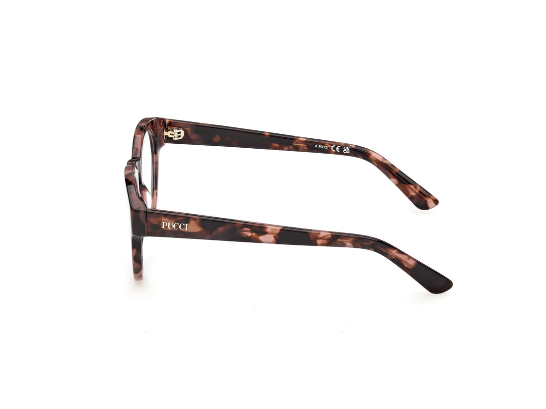 Lunettes de vue emilio pucci ep5282 055 havana round femenino taille 50mm - Vue détaillée
