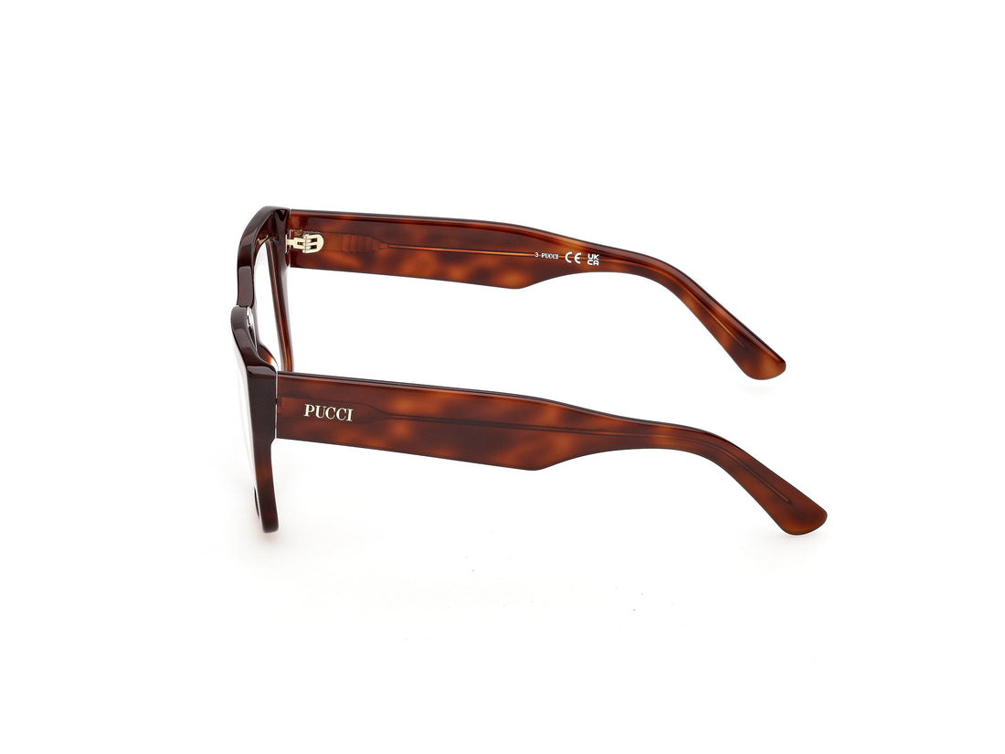 Lunettes de vue emilio pucci ep5284 053 havana square femenino taille 54mm - Vue détaillée