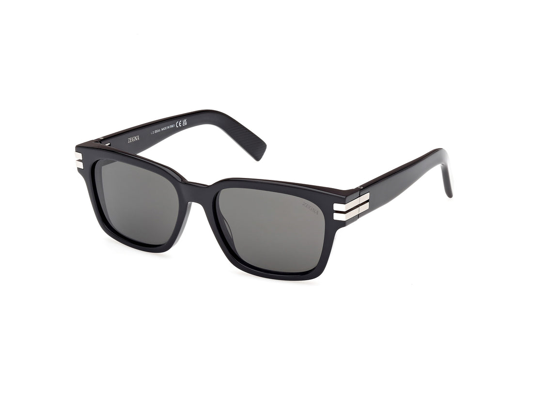 Gafas de sol ermenegildo zegna ez0237 01a negro masculino talla 55mm - Vista principal