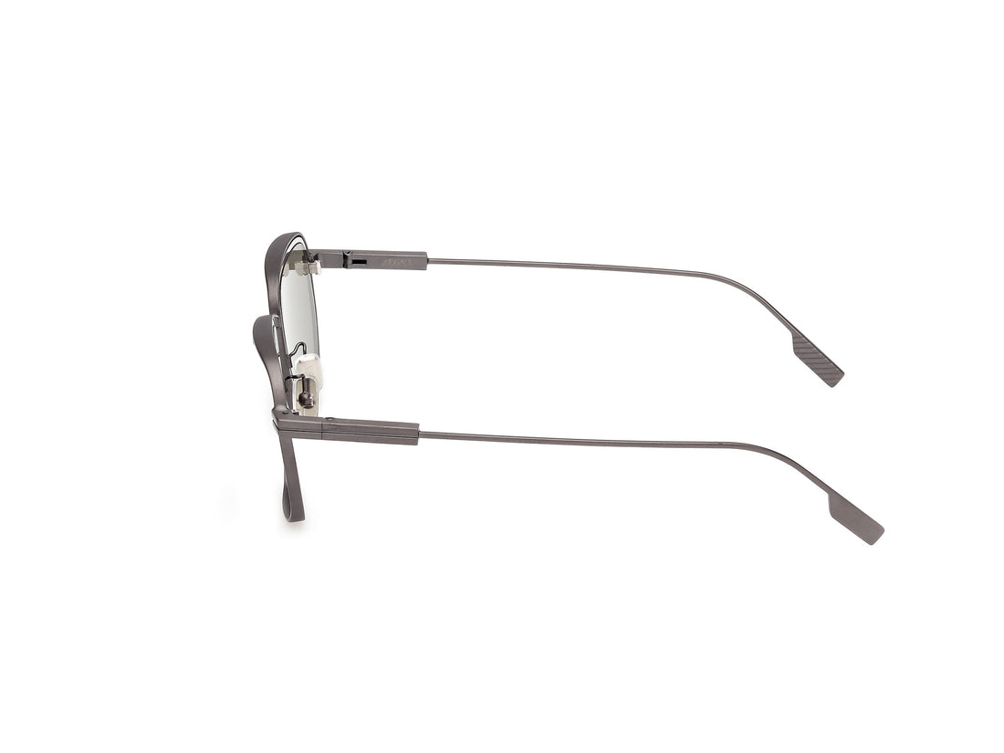 Lunettes de soleil ermenegildo zegna ez0256 09n plateado geometric masculino taille 49mm - Vue détaillée