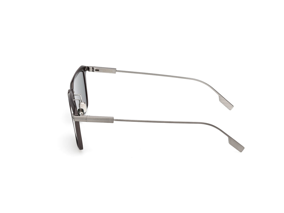 Lunettes de soleil ermenegildo zegna ez0273-h 09n plateado square masculino taille 55mm - Vue détaillée