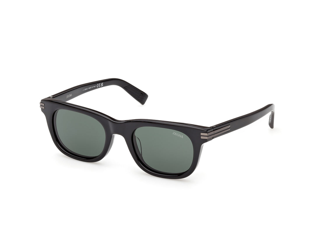 Lunettes de soleil ermenegildo zegna ez0281 01r negro geometric masculino taille 52mm - Vue principale