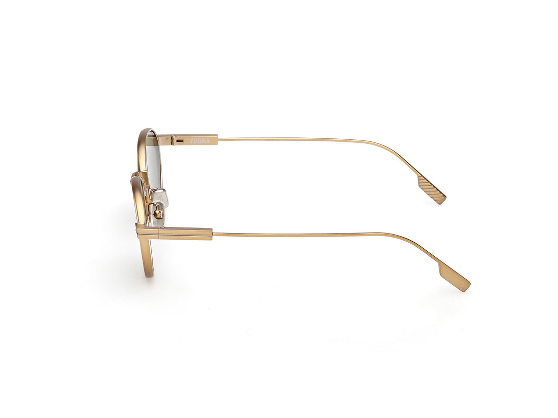 Lunettes de soleil ermenegildo zegna ez0287 35n bronce oval masculino taille 52mm - Vue détaillée