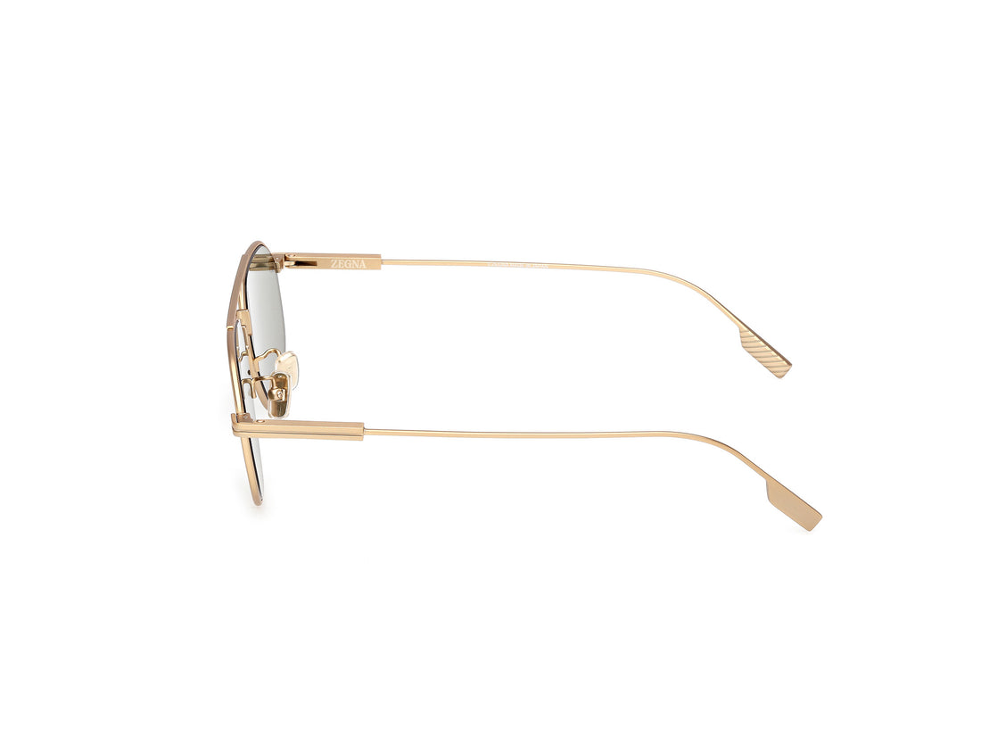 Lunettes de soleil ermenegildo zegna ez0289 35n bronce geometric masculino taille 56mm - Vue détaillée