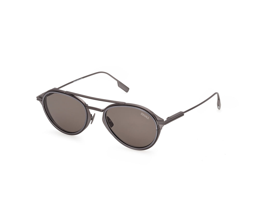 Gafas de sol ermenegildo zegna ez0295 09j plateado pilot masculino talla 51mm - Vista principal