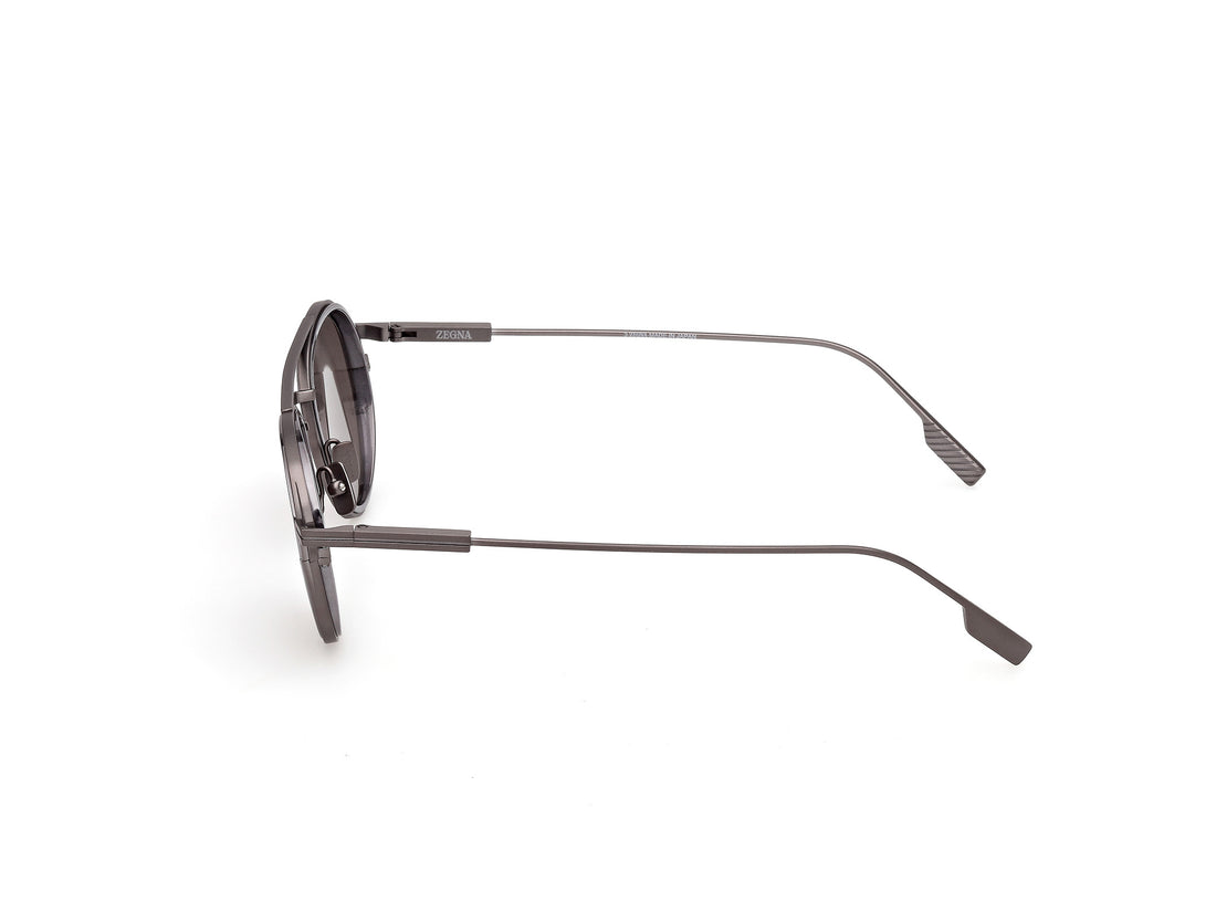 Gafas de sol ermenegildo zegna ez0295 09j plateado pilot masculino talla 51mm - Vista de detalle