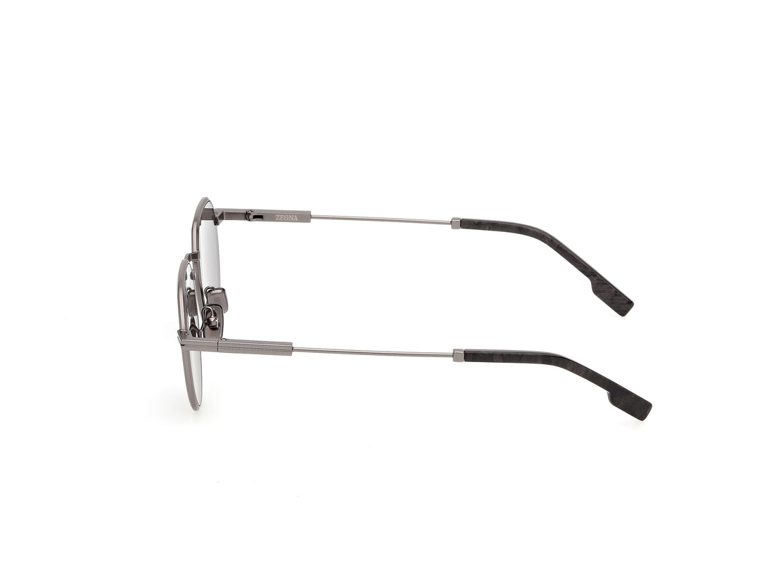 Gafas de sol ermenegildo zegna ez0297 08a plateado geometric masculino talla 51mm - Vista de detalle