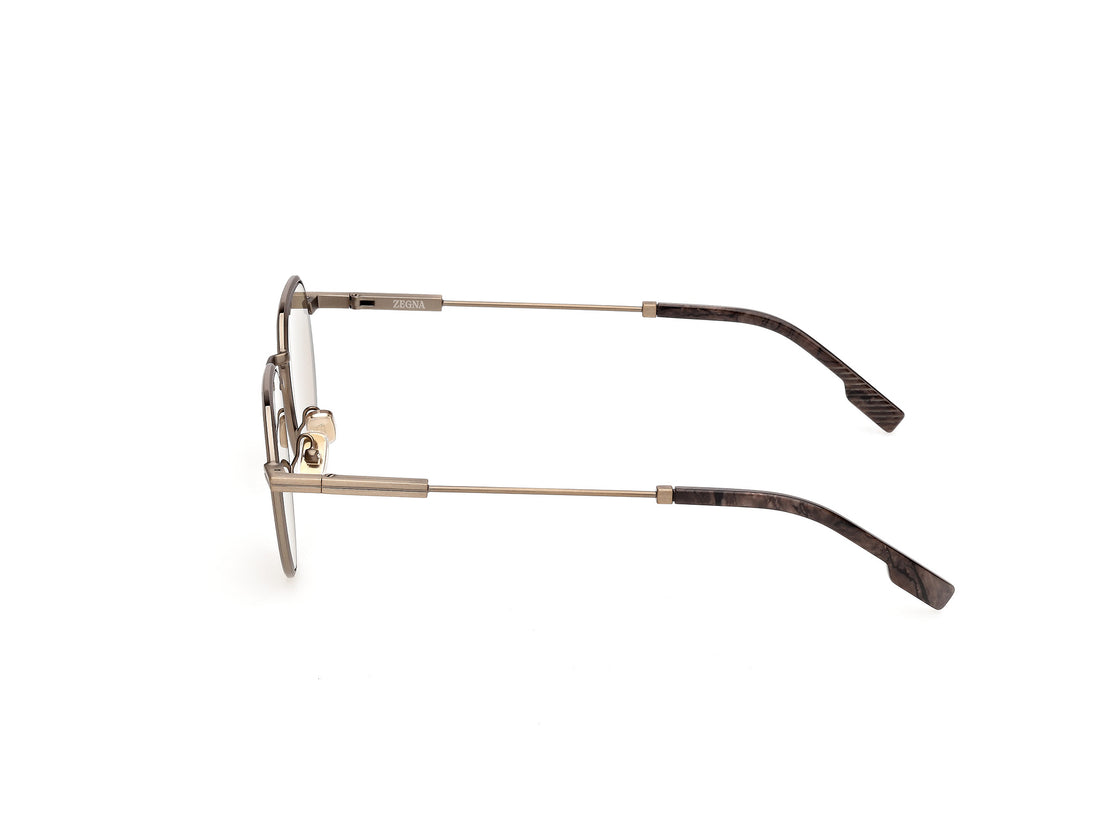 Gafas de sol ermenegildo zegna ez0297 35e bronce geometric masculino talla 51mm - Vista de detalle