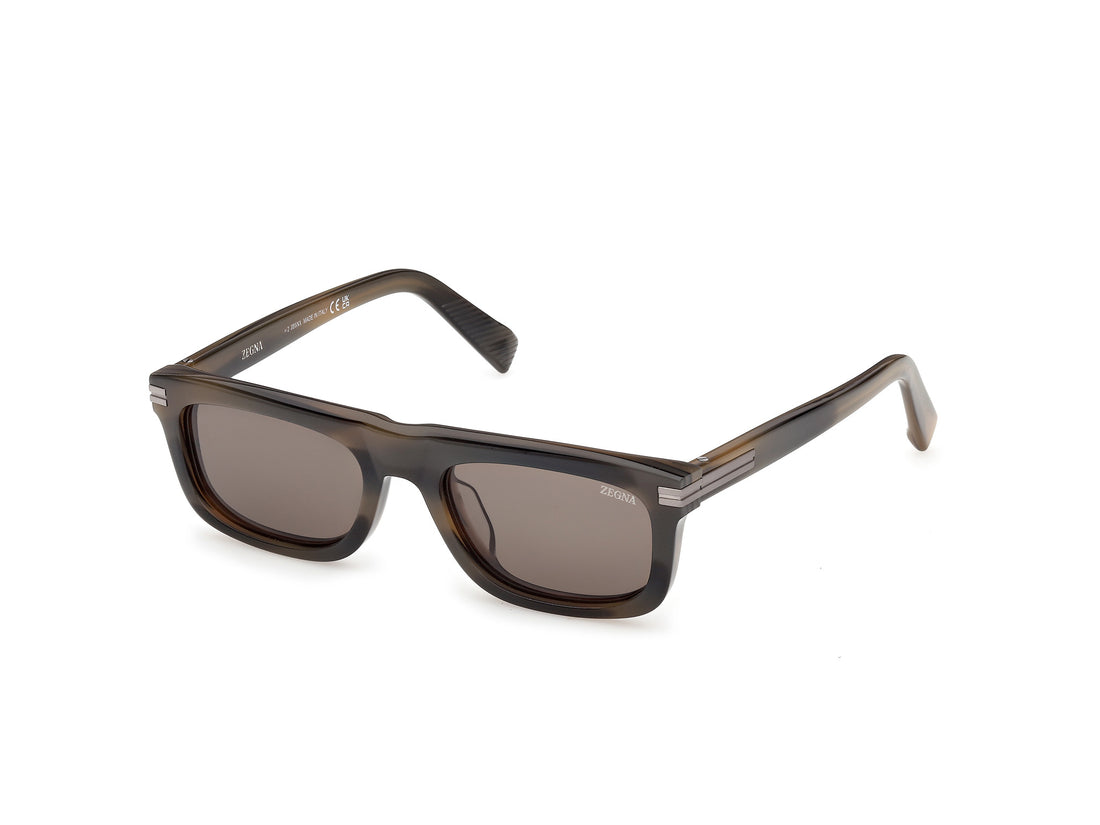 Gafas de sol ermenegildo zegna ez0301 55j havana rectangular masculino talla 55mm - Vista principal