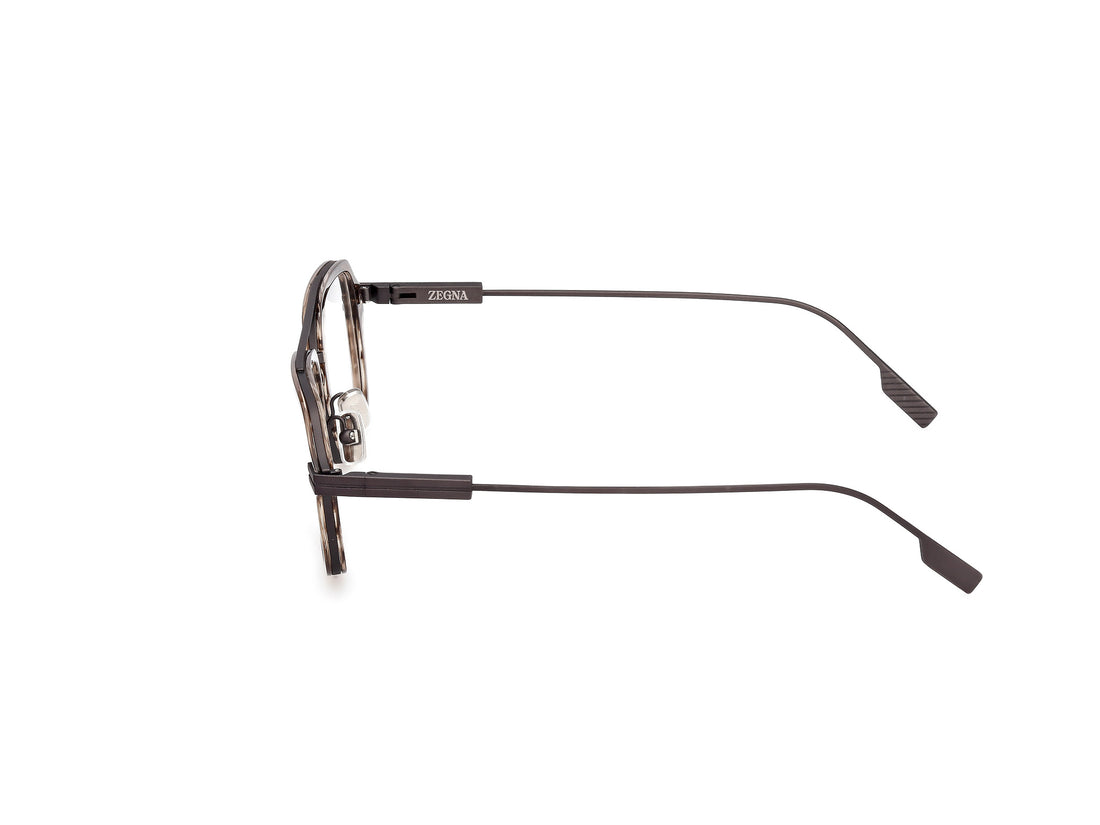 Gafas graduadas ermenegildo zegna ez5297 050 marron navigator masculino talla 53mm - Vista de detalle