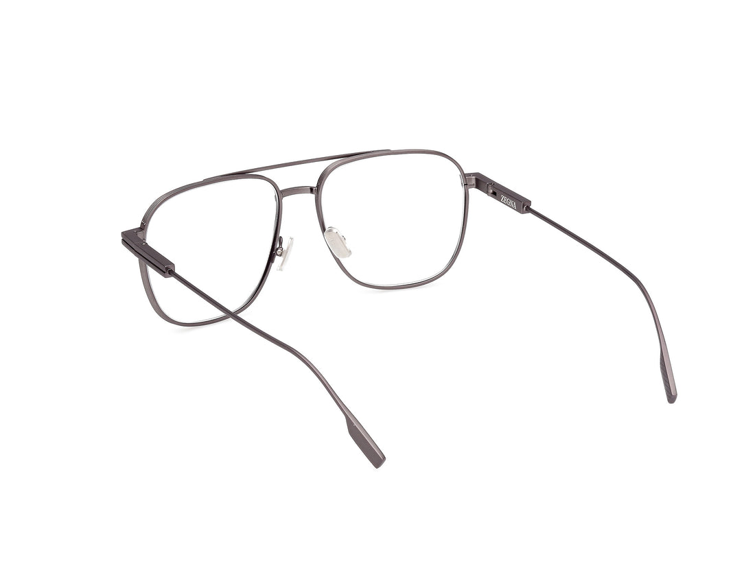Gafas graduadas ermenegildo zegna ez5300 009 plateado navigator masculino talla 57mm - Vista de detalle