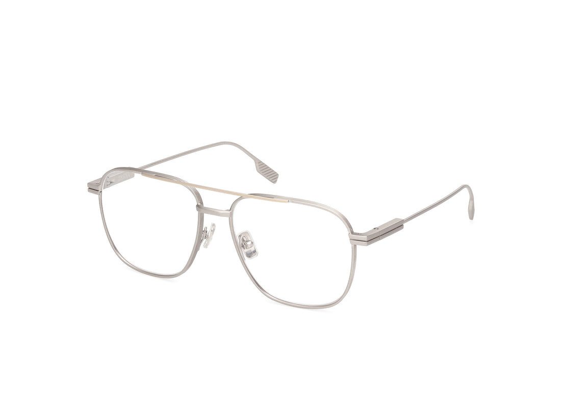 Gafas graduadas ermenegildo zegna ez5300 017 plateado navigator masculino talla 57mm - Vista principal
