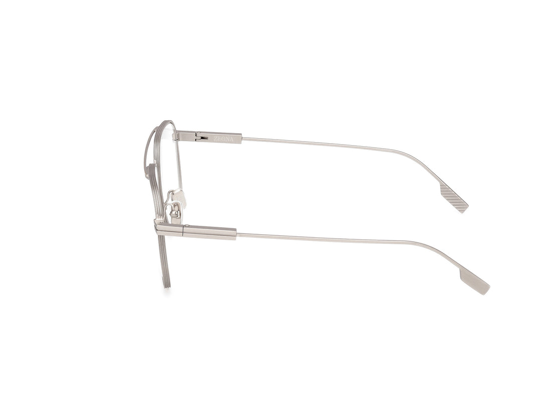 Gafas graduadas ermenegildo zegna ez5300 017 plateado navigator masculino talla 57mm - Vista de detalle
