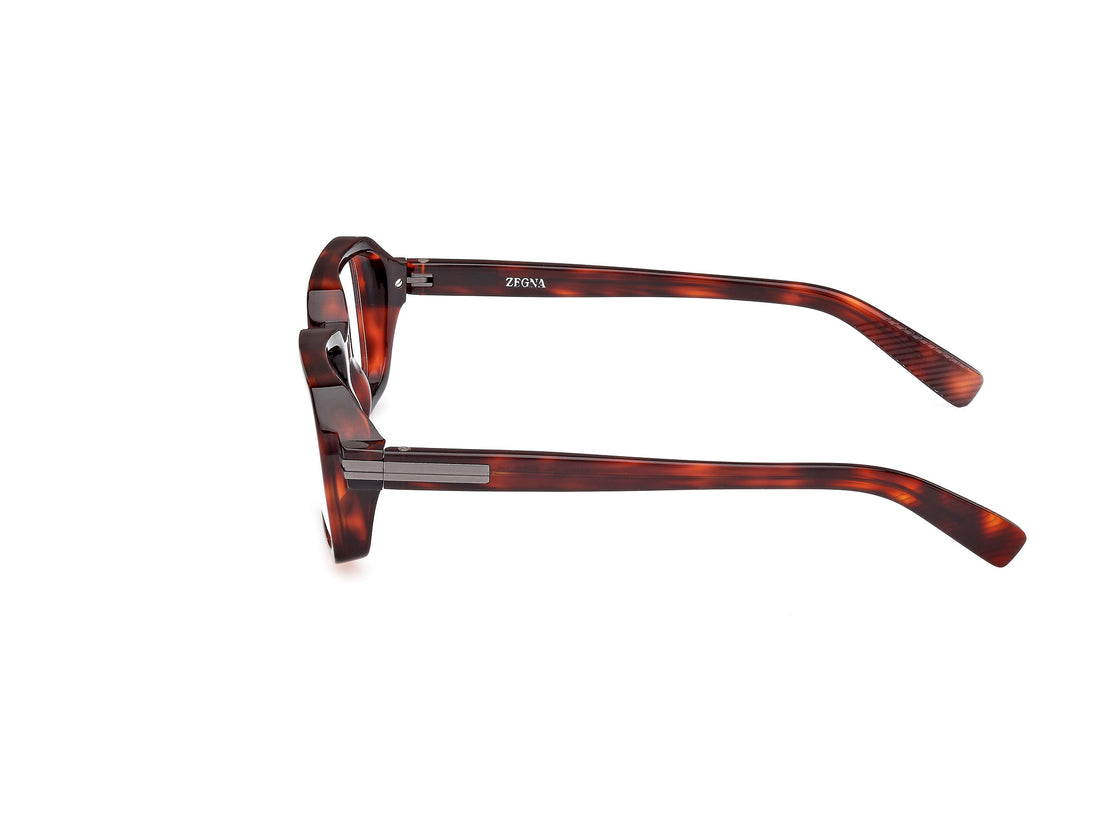 Gafas graduadas ermenegildo zegna ez5301 054 havana rectangular masculino talla 54mm - Vista de detalle