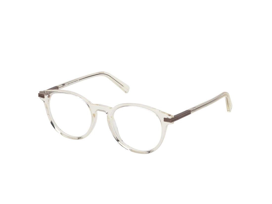 Brillen ermenegildo zegna ez5310 039 amarillo round masculino maat 52mm - Hoofdaanzicht