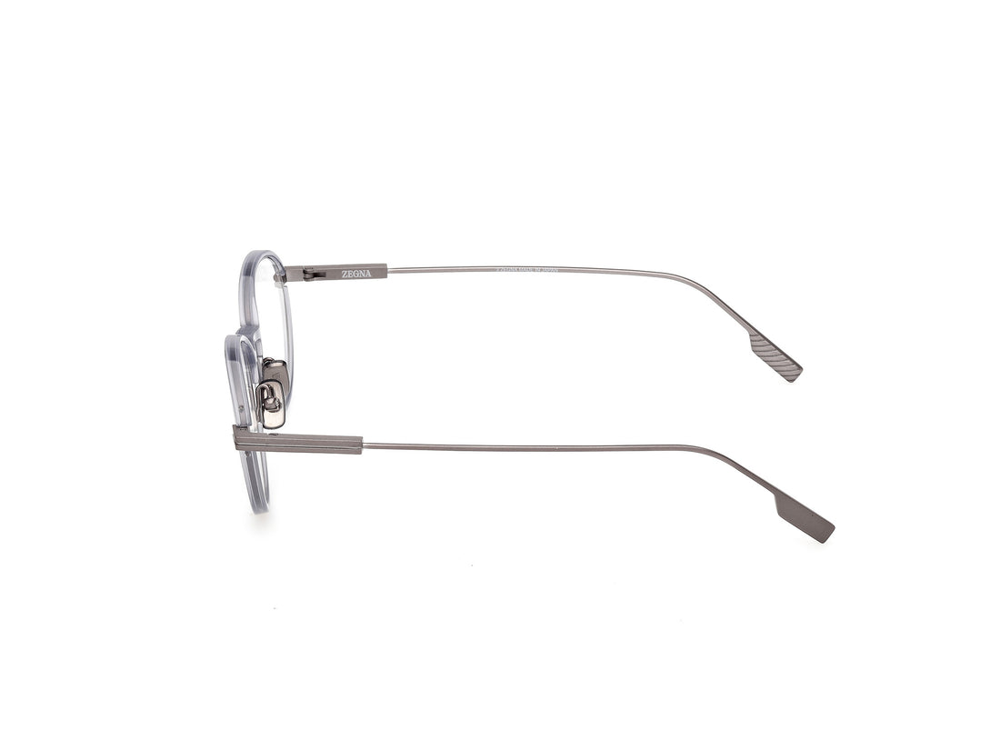 Gafas graduadas ermenegildo zegna ez5323 020 gris oval masculino talla 50mm - Vista de detalle