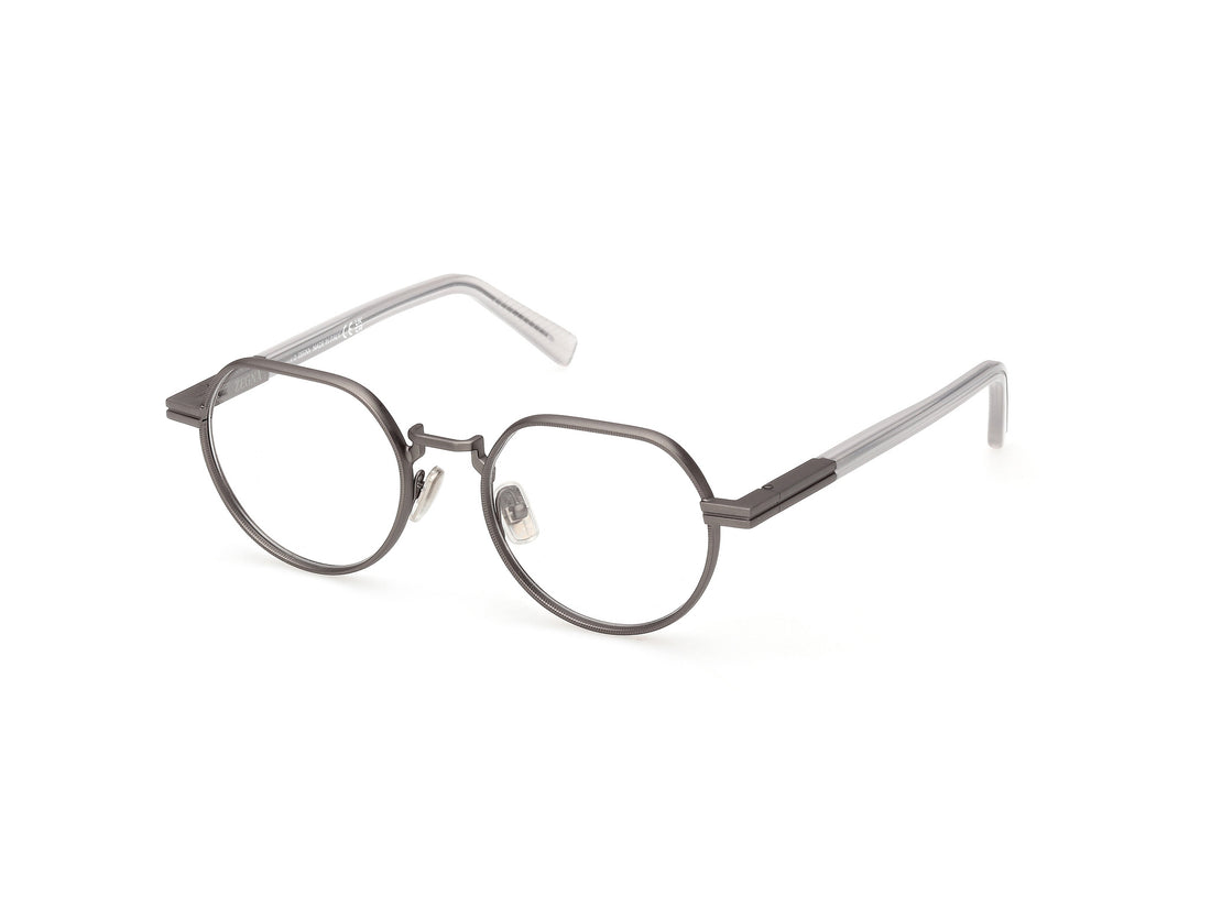 Gafas graduadas ermenegildo zegna ez5324 013 plateado geometric masculino talla 50mm - Vista principal