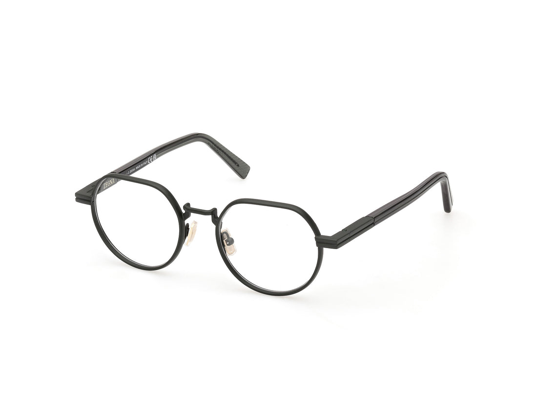 Gafas graduadas ermenegildo zegna ez5324 097 verde geometric masculino talla 50mm - Vista principal