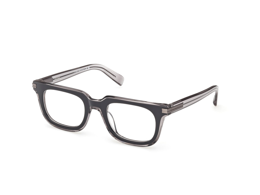 Gafas graduadas ermenegildo zegna ez5328 020 gris rectangular masculino talla 50mm - Vista principal