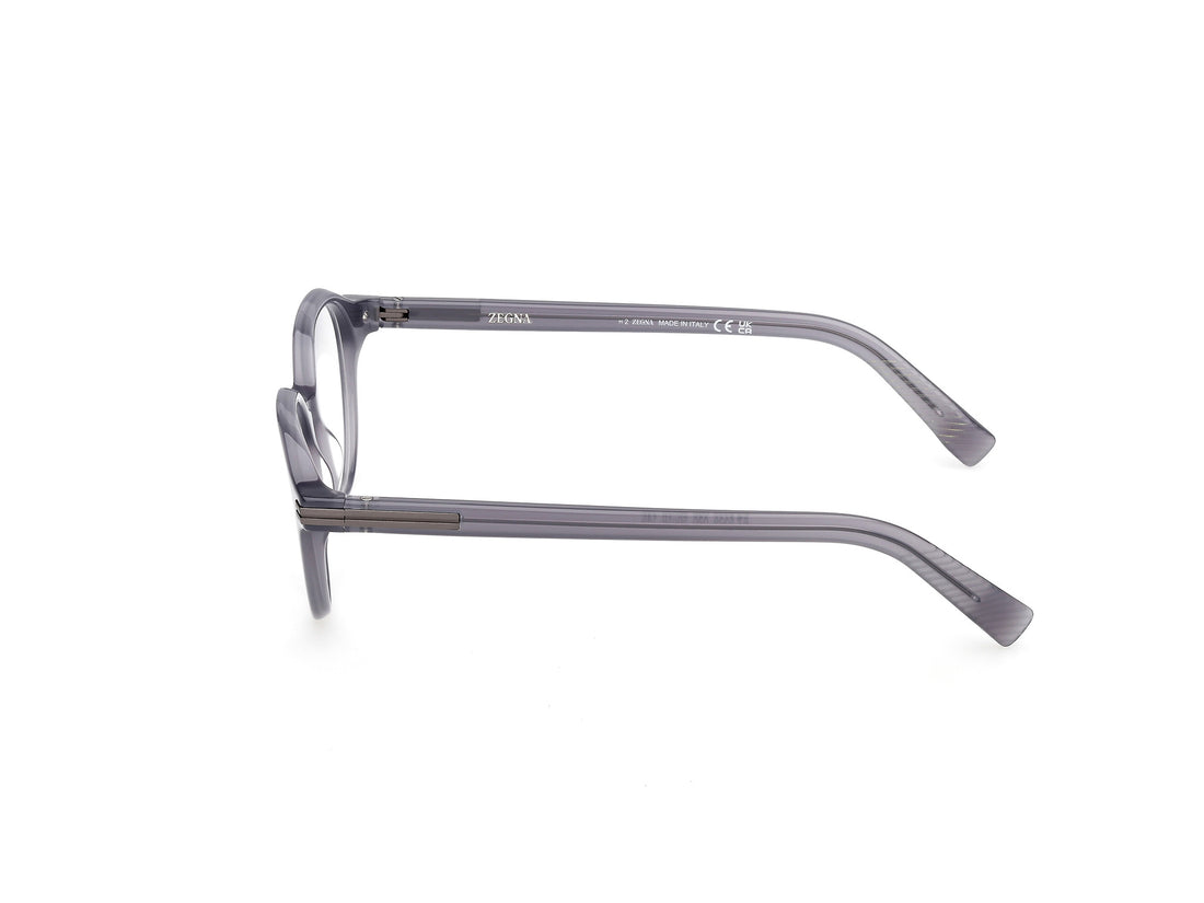 Gafas graduadas ermenegildo zegna ez5329 020 gris geometric masculino talla 50mm - Vista de detalle
