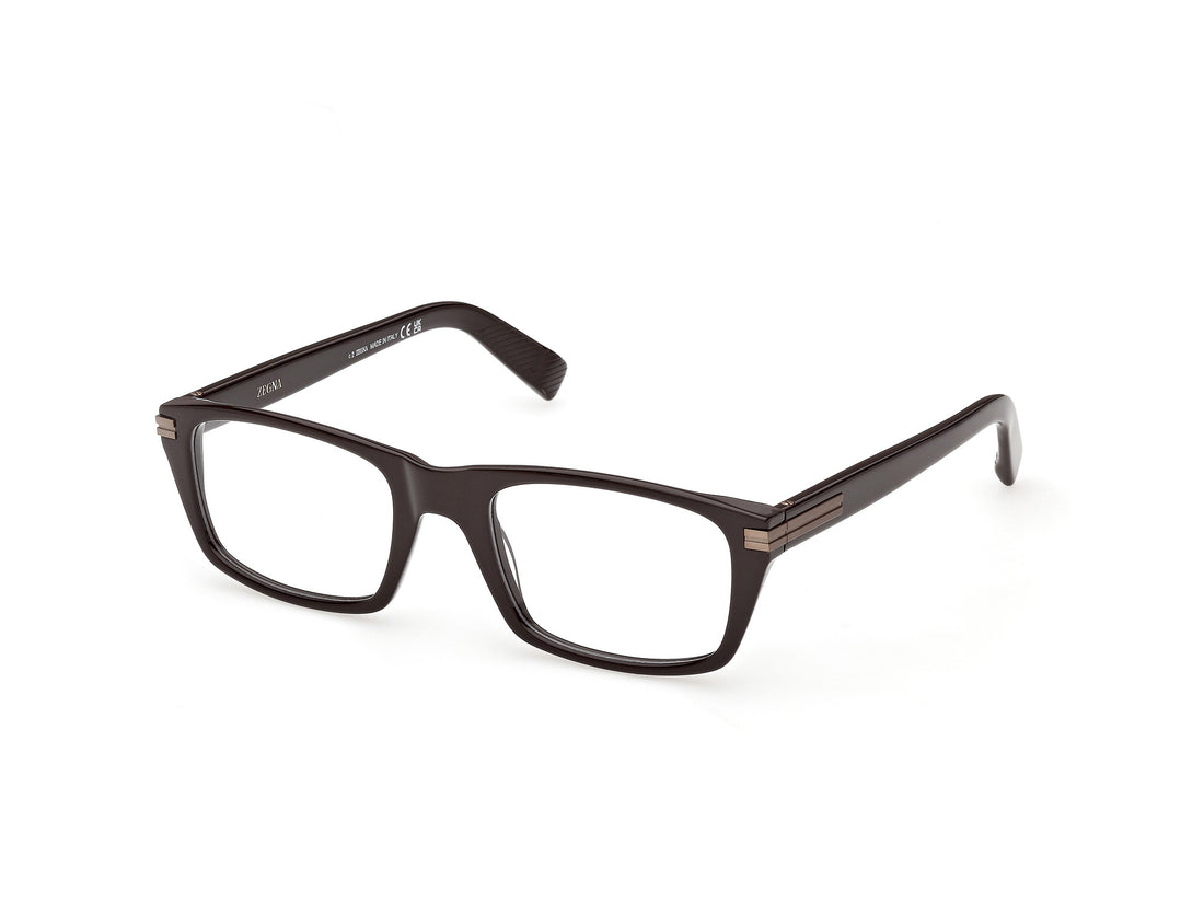 Gafas graduadas ermenegildo zegna ez5330 050 marron geometric masculino talla 54mm - Vista principal