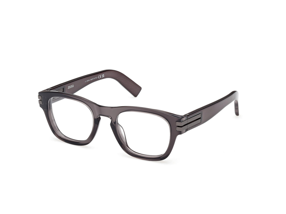 Gafas graduadas ermenegildo zegna ez5331 020 gris square masculino talla 51mm - Vista principal