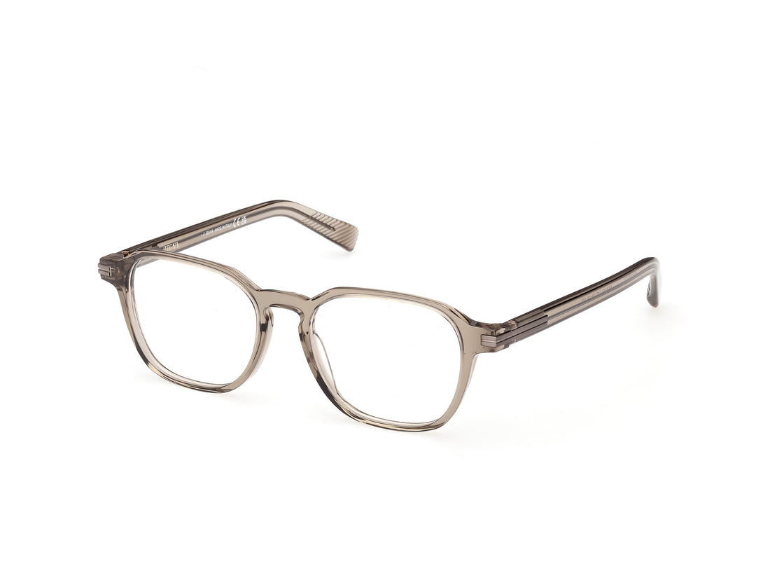 Gafas graduadas ermenegildo zegna ez5332 057 beige geometric masculino talla 51mm - Vista principal