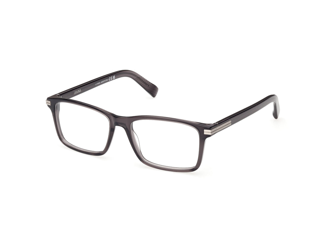Occhiali da vista ermenegildo zegna ez5333 020 gris rectangular masculino taglia 55mm - Vista principale