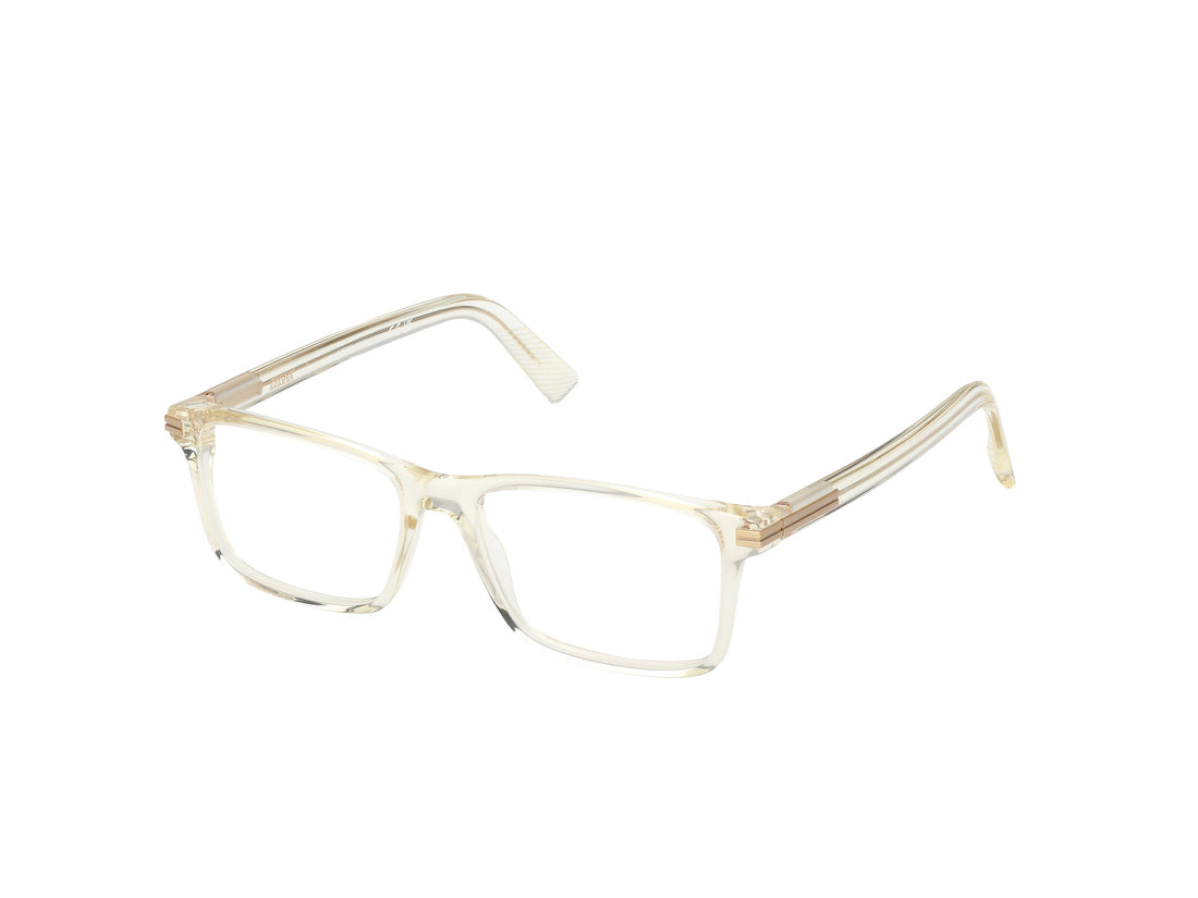 Occhiali da vista ermenegildo zegna ez5333 039 amarillo rectangular masculino taglia 55mm - Vista principale