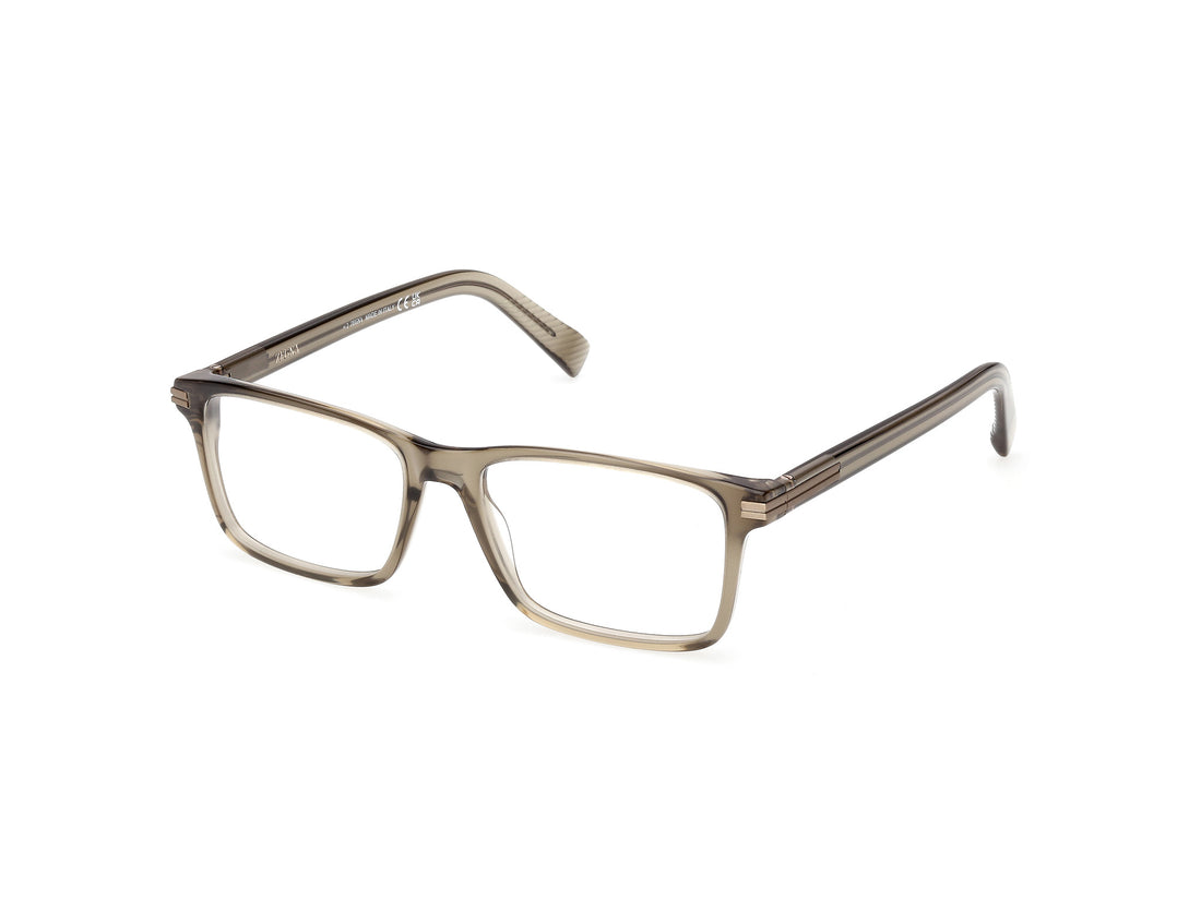 Occhiali da vista ermenegildo zegna ez5333 048 marron rectangular masculino taglia 55mm - Vista principale