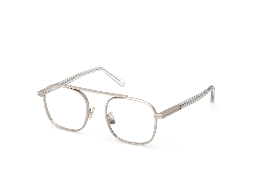 Occhiali da vista ermenegildo zegna ez5334-h 017 plateado geometric masculino taglia 51mm - Vista principale