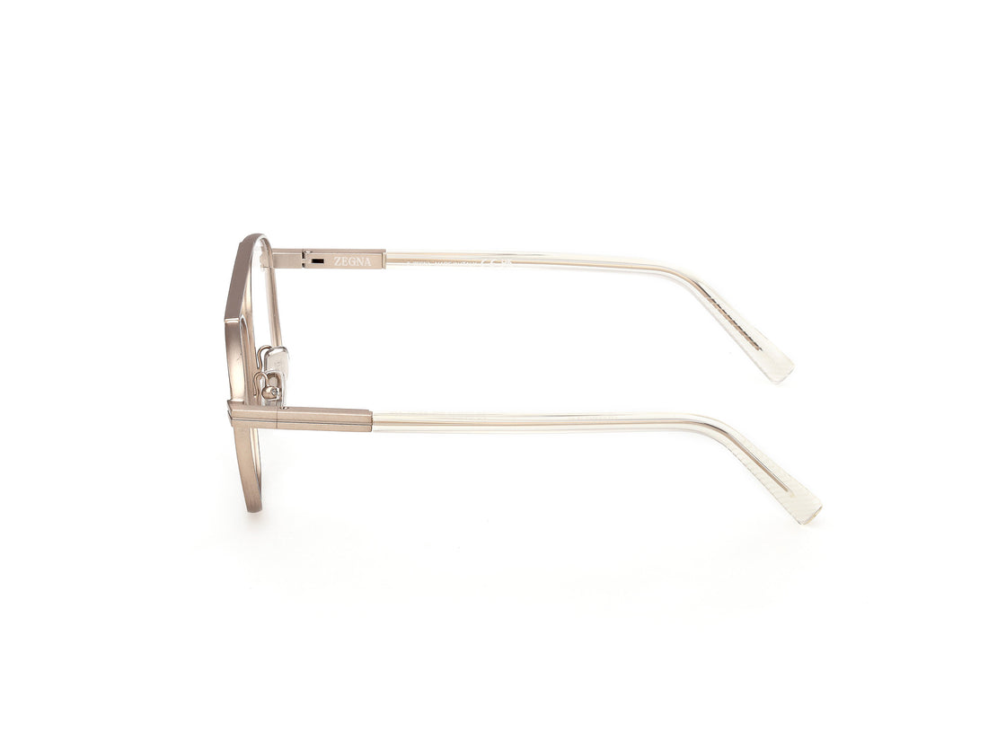 Occhiali da vista ermenegildo zegna ez5334-h 035 bronce geometric masculino taglia 51mm - Vista dettagliata