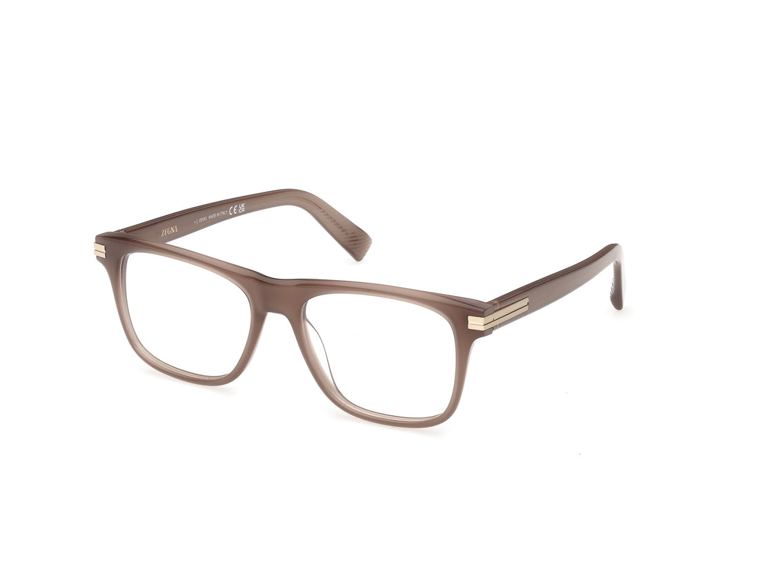 Occhiali da vista ermenegildo zegna ez5342 045 marron geometric masculino taglia 54mm - Vista principale