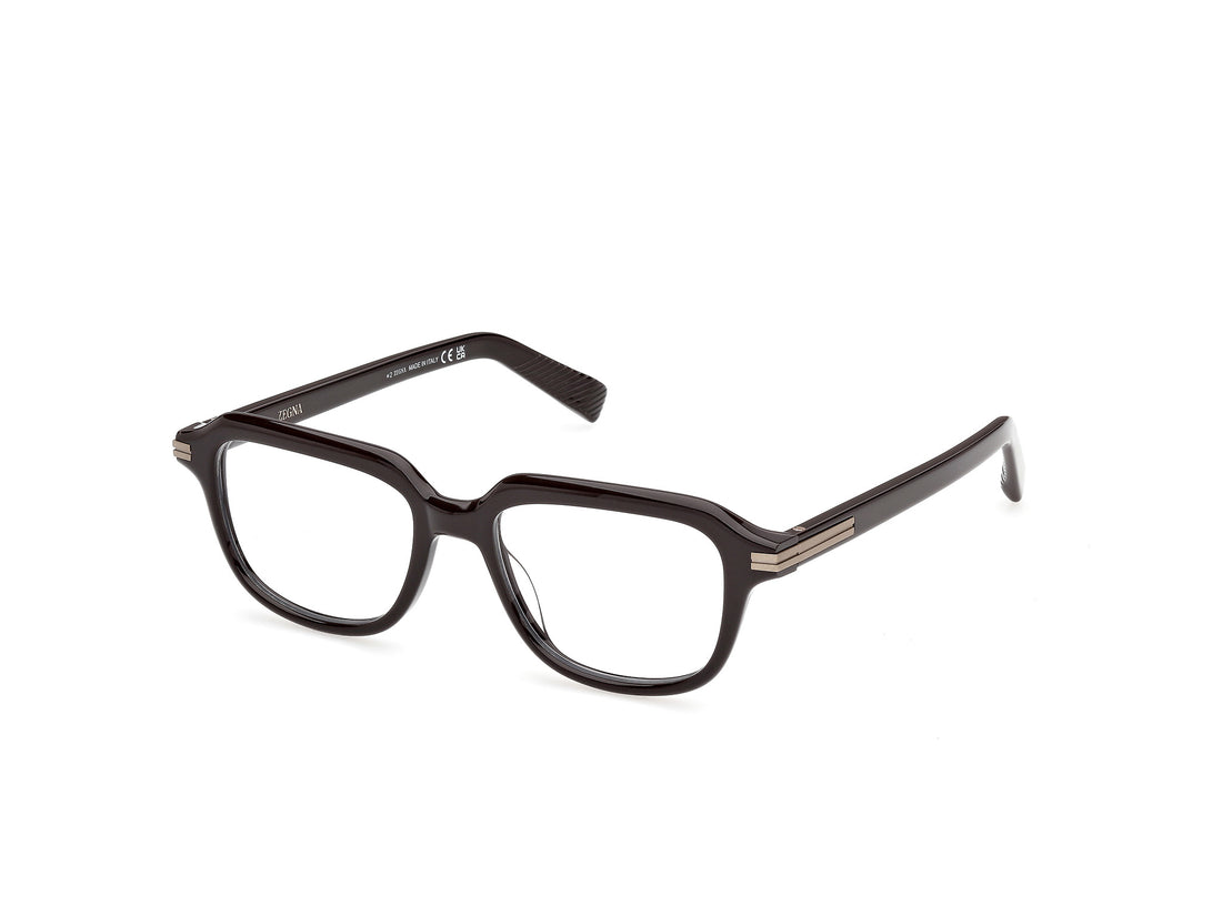 Gafas graduadas ermenegildo zegna ez5345 048 marron geometric masculino talla 52mm - Vista principal