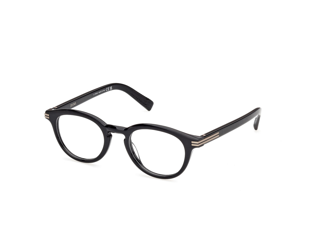 Gafas graduadas ermenegildo zegna ez5346 001 negro round masculino talla 51mm - Vista principal