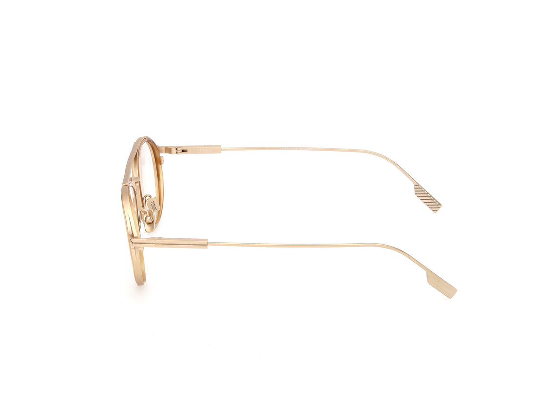 Brillen ermenegildo zegna ez5349 035 bronce geometric masculino größe 52mm - Detailansicht