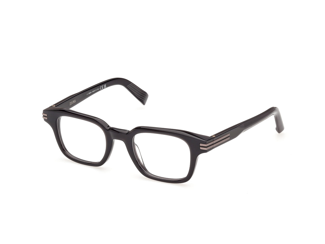 Briller ermenegildo zegna ez5359 005 negro square masculino størrelse 49mm - Hovedvisning