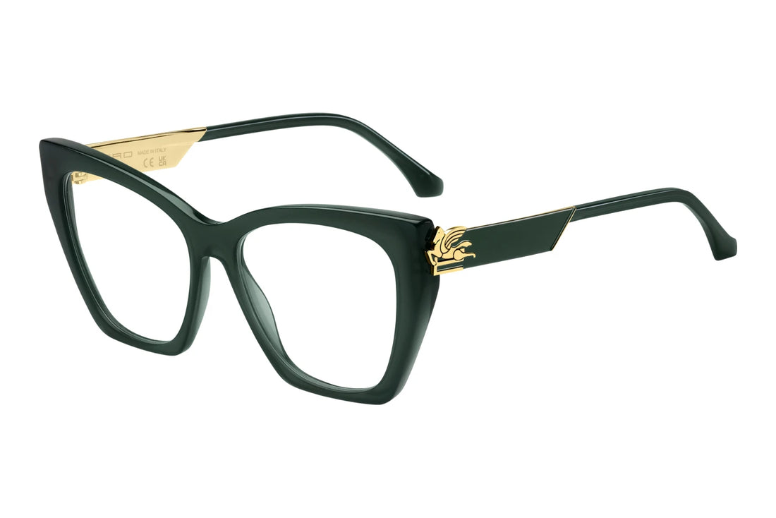 Lunettes de vue etro 0042 1ed verde rectangular femenino taille 53mm - Vue principale