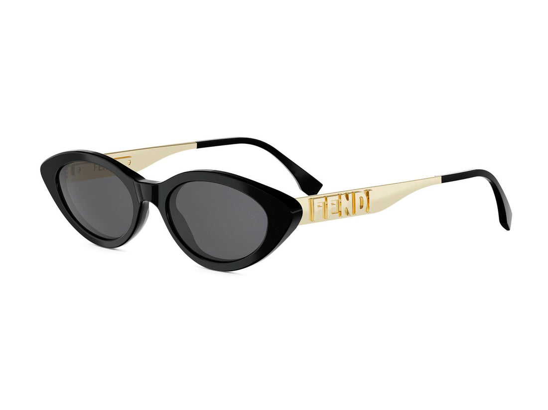 Lunettes de soleil fendigraphy fe40202i 01a black cat eye femenino taille 51mm - Vue principale
