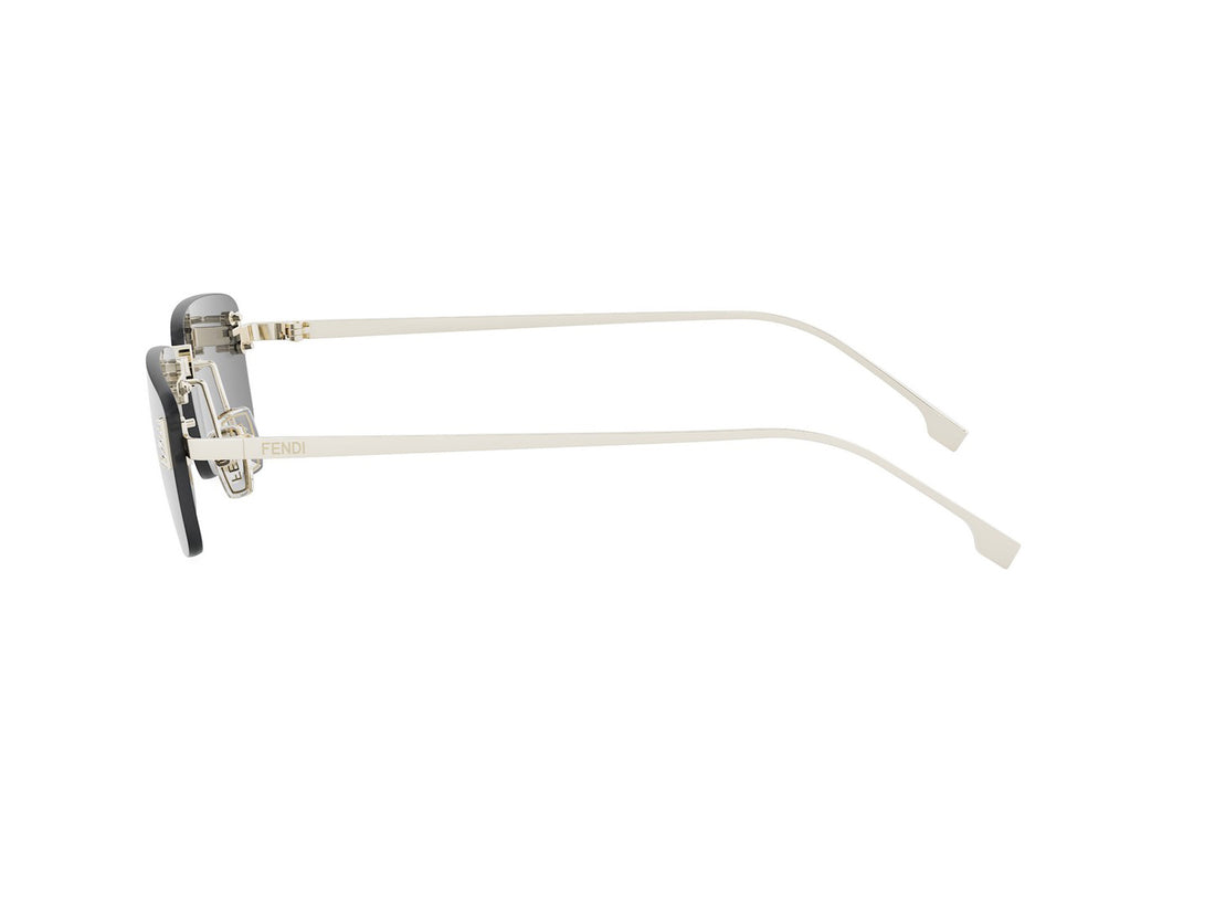 Lunettes de soleil fendi first crystal fe4172us 32a gold rectangular femenino taille 54mm - Vue détaillée
