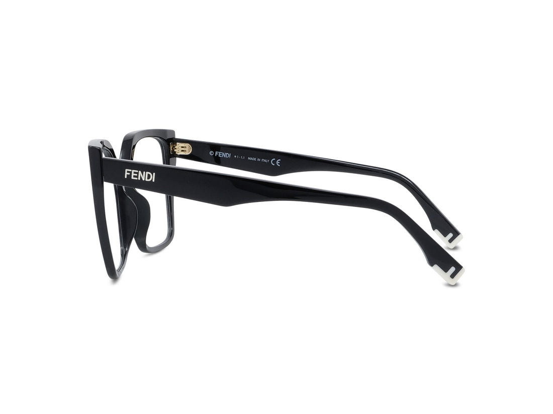Prescription glasses fendi way fe50002i 001 black geometric femenino size 54mm - Detailed view