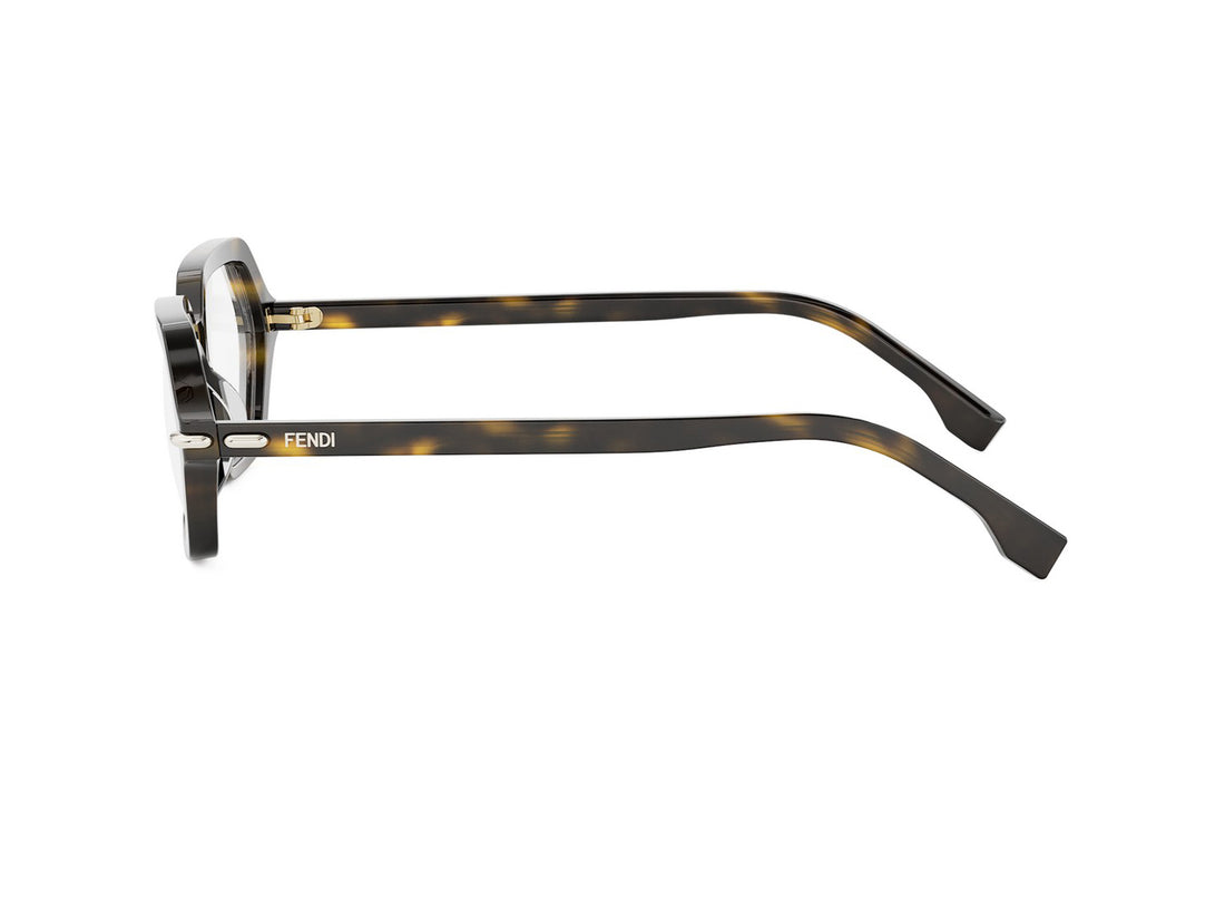 Prescription glasses fendi selleria fe50125i 052 havana geometric femenino size 54mm - Detailed view